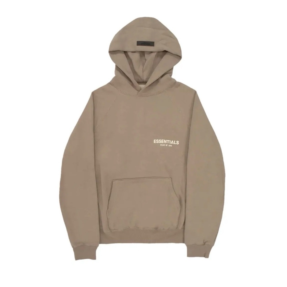 Large Essentials Desert Taupe Hoodie for Men